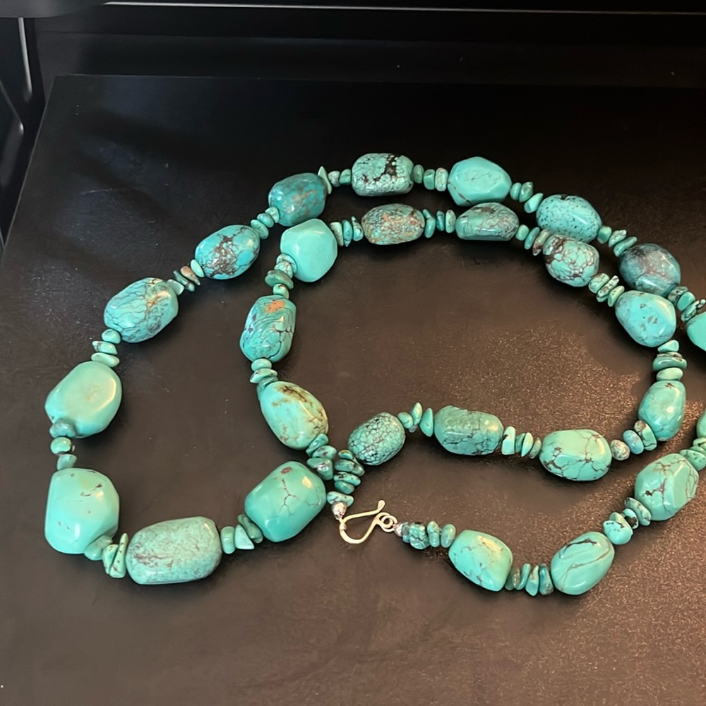 Jay King chunky turquoise necklace